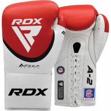 RDX A2 BBBofC Approved Fight Boxing Gloves - 10oz / Red