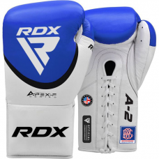 RDX A2 BBBofC Approved Fight Boxing Gloves - 10oz / Blue