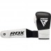 RDX S5 Leather Boxing Sparring Gloves - 16oz / Black