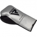 RDX A3 Fight Lace Up Leather Boxing Gloves BBBOFC/BIBA/WBF/NYAC /NEVADA APPROVED - Black / 8oz