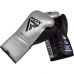 RDX A3 Fight Lace Up Leather Boxing Gloves BBBOFC/BIBA/WBF/NYAC /NEVADA APPROVED - Black / 10oz