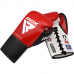RDX C2 Fight Lace Up Leather Boxing Gloves BBBOFC/BIBA/WBF/NYAC /NEVADA APPROVED - Red / 8oz