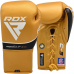 RDX C3 Fight Lace Up Leather Boxing Gloves BBBOFC/BIBA/WBF/NYAC /NEVADA APPROVED - Black / 10oz