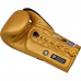 RDX C3 Fight Lace Up Leather Boxing Gloves BBBOFC/BIBA/WBF/NYAC /NEVADA APPROVED - Golden / 10oz