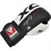 RDX S4 Leather Sparring Boxing Gloves - 12oz / Black
