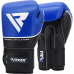RDX T9 Ace Leather Boxing Gloves - Red / 14oz