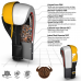 RDX T9 Ace Leather Boxing Gloves - Yellow / 14oz