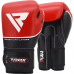 RDX T9 Ace Leather Boxing Gloves - Blue / 16oz