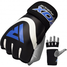 RDX X7 Boxing Gel Inner Gloves - Blue / XL