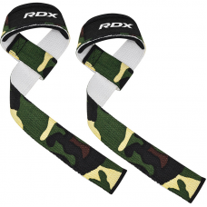 RDX W1 Weight Training Wrist Straps - Camo Green