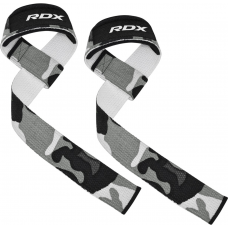RDX W1 Weight Training Wrist Straps - Camo Grey