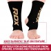 RDX AB Black Ankle Support Sprain Protection Compression Sleeve OEKO-TEX® Standard 100 certified - M / Black