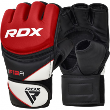 RDX F12 MMA Grappling Gloves - Red / XL