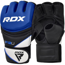 RDX F12 MMA Grappling Gloves - Blue / XL