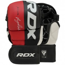 RDX T6 MMA Sparring Gloves - Red / S