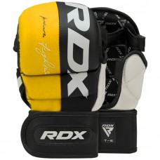 RDX T6 MMA Sparring Gloves - Yellow / L