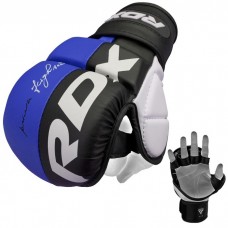 RDX T6 MMA Sparring Gloves - Blue / L
