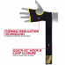 RDX IS Gel Padded Inner Gloves Hook u0026 Loop Wrist Strap for Knuckle Protection OEKO-TEX® Standard 100 certified - S / Yellow
