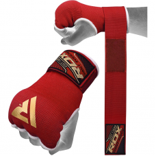RDX IS Gel Padded Inner Gloves Hook u0026 Loop Wrist Strap for Knuckle Protection OEKO-TEX® Standard 100 certified - M / Red