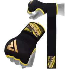 RDX IS Gel Padded Inner Gloves Hook u0026 Loop Wrist Strap for Knuckle Protection OEKO-TEX® Standard 100 certified - XL / Yellow