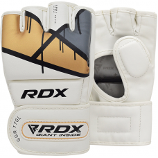 RDX T7 Ego MMA Grappling Gloves - M / Golden