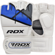 RDX T7 Ego MMA Grappling Gloves - S / Blue