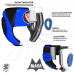 RDX F1 Kids Open Face Head Guard - Blue
