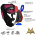 RDX T1 Pink Head Guard with Face Cage - L / Pink