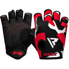 RDX F6 Fitness Gym Gloves - 2XL / Red