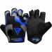 RDX F6 Fitness Gym Gloves - 2XL / Blue