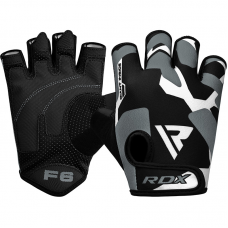 RDX F6 Fitness Gym Gloves - 2XL / Grey