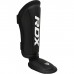 RDX T1 Black Shin Instep Guards - XL / Blue