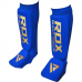 RDX SI MMA Gel Padded Lightweight Shin Instep Guard OEKO-TEX® Standard 100 certified - XL / Blue