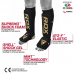 RDX SI MMA Gel Padded Lightweight Shin Instep Guard OEKO-TEX® Standard 100 certified - XL / Blue