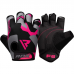 RDX F6 Pink Weightlifting Gym Gloves - L / Pink