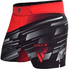 RDX R10 Blaze MMA Shorts - Red / M