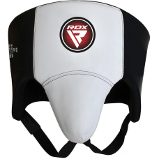 RDX L1 Groin Abdo Guard - L / White