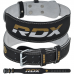 RDX 4 Inch Leather Weightlifting Gym Belt - M / Black