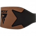 RDX 6 Inch Leather Weightlifting Gym Belt - S