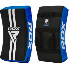 RDX T1 Curved Kick Shield with Nylon Handles - Blue