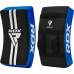 RDX T1 Curved Kick Shield with Nylon Handles - White