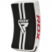 RDX T1 Curved Kick Shield with Nylon Handles - White