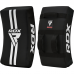 RDX T1 Curved Kick Shield with Nylon Handles - White