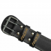 RDX 6 Inch Leather Gym Belt - S / Black