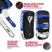 RDX T1 Curved Thai Kick Pad - Blue / Pair