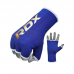 RDX HY Inner Gloves Elasticated Half Finger for Boxing, MMA Knuckle Protection OEKO-TEX® Standard 100 certified - Red / L