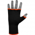 RDX HY Inner Gloves Elasticated Half Finger for Boxing, MMA Knuckle Protection OEKO-TEX® Standard 100 certified - Red / L