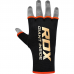 RDX HY Inner Gloves Elasticated Half Finger for Boxing, MMA Knuckle Protection OEKO-TEX® Standard 100 certified - Red / L