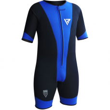 RDX 1U Ultra Flex Neoprene Sweat Sauna Suit - 3XL / Blue