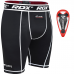 RDX X14 Compression Shorts with Groin Guard - Blue / L